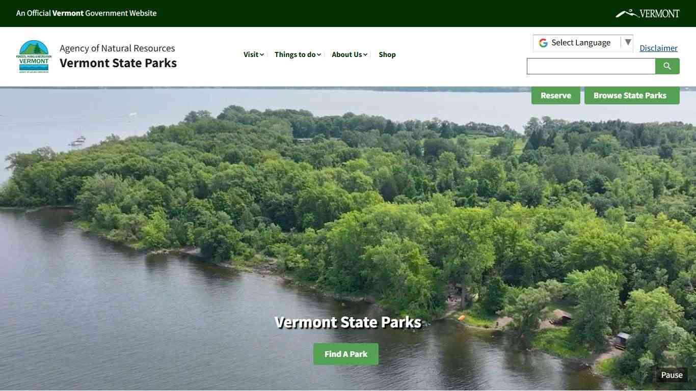 Home Page | Vermont State Parks