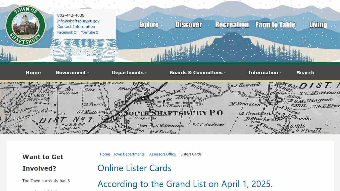 Assessors Office | Town of Shaftsbury Vermont